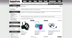 Desktop Screenshot of guitarpartsdirect.com